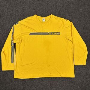 Vintage Y2K Old Navy T Shirt Distressd Long Sleeve Streetwear Skate Size 2XL XXL
